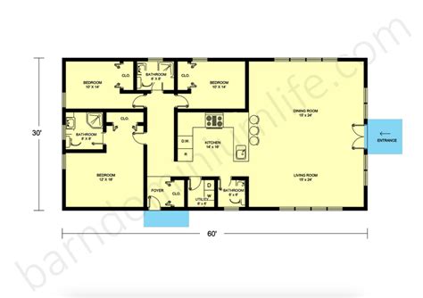 1800 sq ft metal house plans|1800 square foot barndominium house plans.